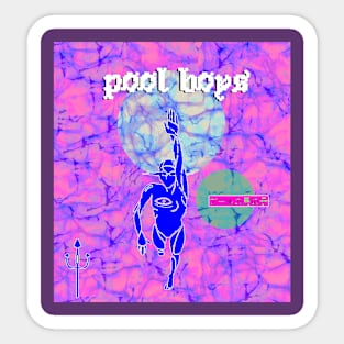 Pool Planet Sticker